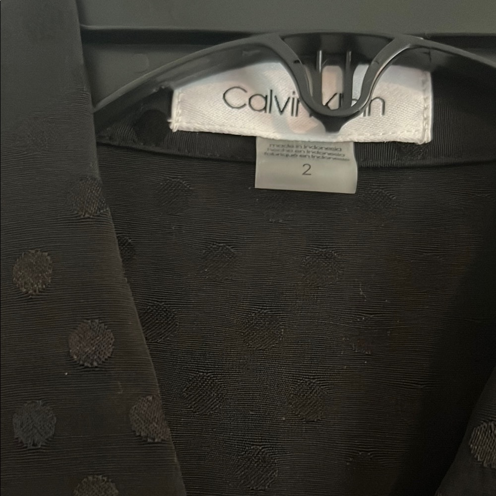 Calvin Klein Black Dress sz 2